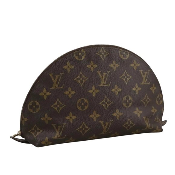 Louis Vuitton Handbags - LOUIS VUITTON Monogram Trousse Demi Ronde Cosmetic Pouch